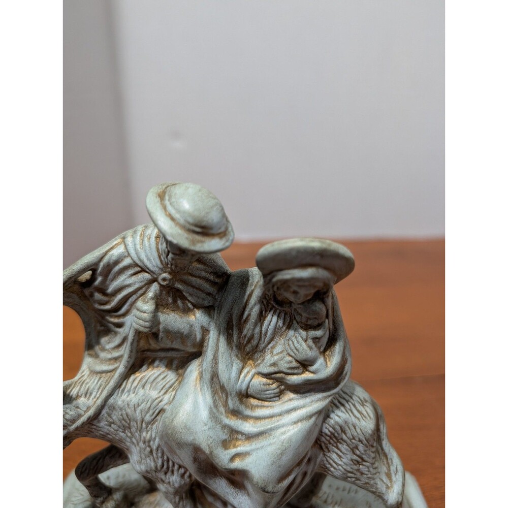 Flight To Egypt Jesus Joseph &Mary Donkey Flee Ceramic Vintage. Lena Strohmie - Picture 2 of 7